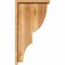 Ekena Millwork Ridgewood Rough Sawn Corbel w/Backplate, Western Red Cedar, 6"W x 14"D x 26"H COR06X14X26RID01RWR - alternate 2